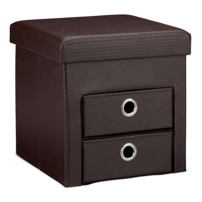 Relaxdays Ottoman mit Aufbewahrungsfach & Bewertungen | Wayfair.de